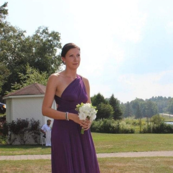 Henkaa maxi infinity dress plum - Picture 3 of 3